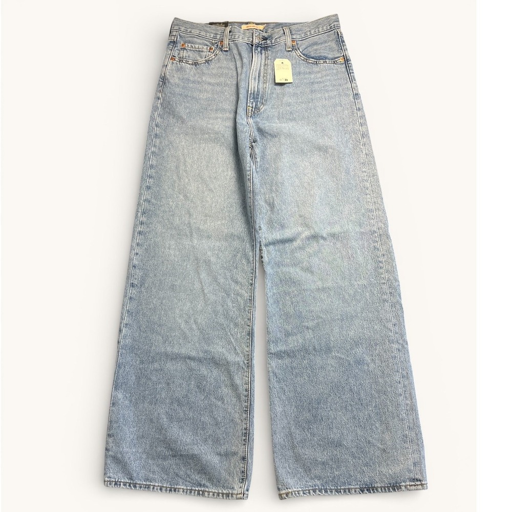Levi's Premium Ribcage Wide Leg Jeans Womens 32x32 High Rise NWT Trend Denim